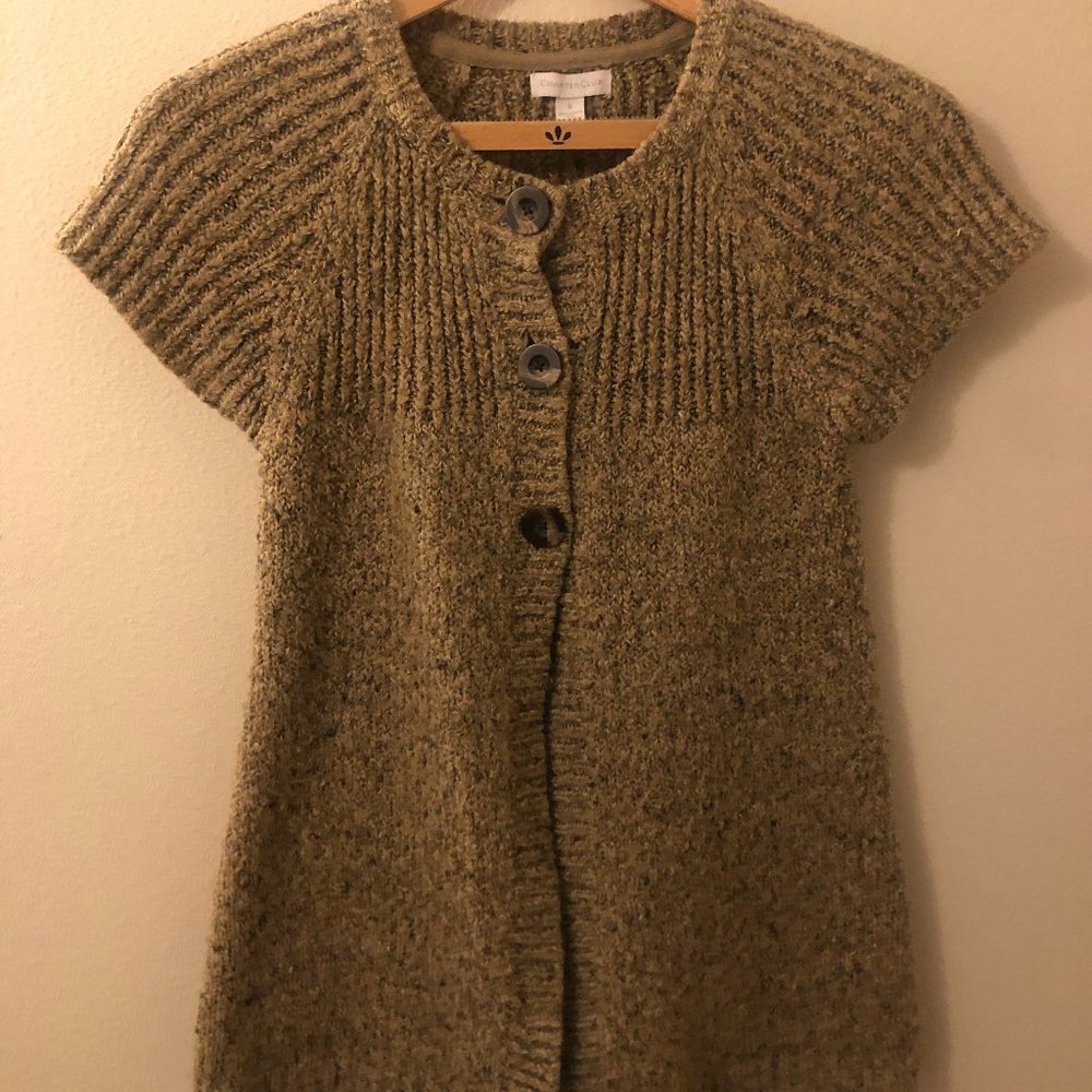 Charter Club Sweater Vest w/Buttons